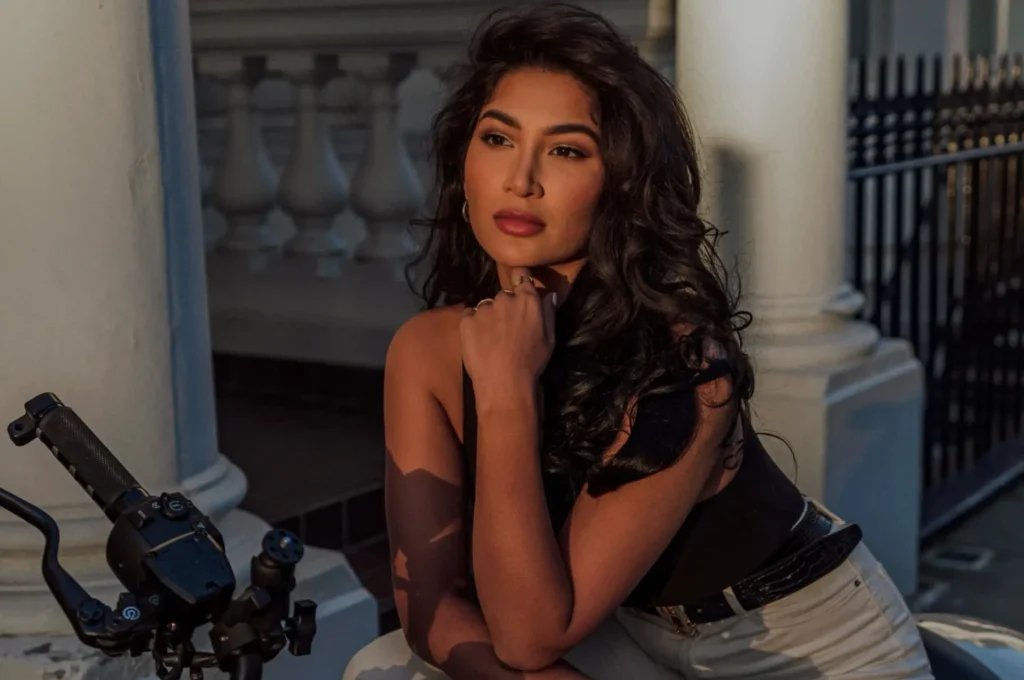 Sallyha Din Merging Luxury Fashion with the Thrill of Motorcycling