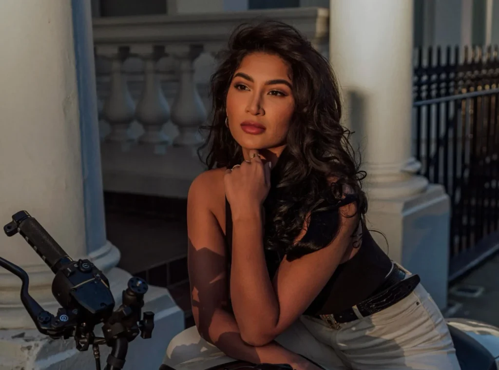 Sallyha Din Merging Luxury Fashion with the Thrill of Motorcycling